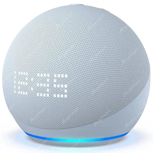 Original Alexa Echo Dot 5th Generation Smart Mini Wifi Home BT Alexa Speaker Horn with Sound Control Voice Assistant and Clock